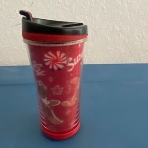 - Starbucks Christmas tumbler plastic